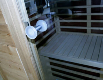 1 x Infrarotkabine Solitär 148 Duo mit Salzverdampfer